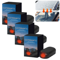 Anti-Freeze Electromagnetic Car Snow Removal Device, Electromagnetic Molecular Interference Antifreeze Snow Removal Instrument, Automotive Electromagnetic Snow Removal Tool Car Defroster (A-4pcs)