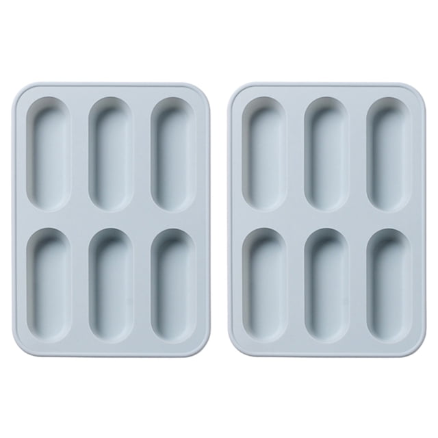 Molde para hornear de cocina, molde de silicona para 6 dedos, molde europeo para pan, utensilios para hornear, pastel, galleta, molde para pan y chocolate