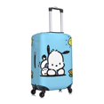 thumbnail image 3 of Cute Anime Cartoon Pochacco Travel Suitcase Protective Cover Trunk Case Washable Elastic Luggage Cover Fits Small Suitcase Protector Baggage With Concealed Zipper Gifts, 3 of 5