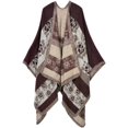thumbnail image 1 of LinYooLi Poncho Cape Châle Cardigans Mode Hiver pour Femmes, 1 of 9
