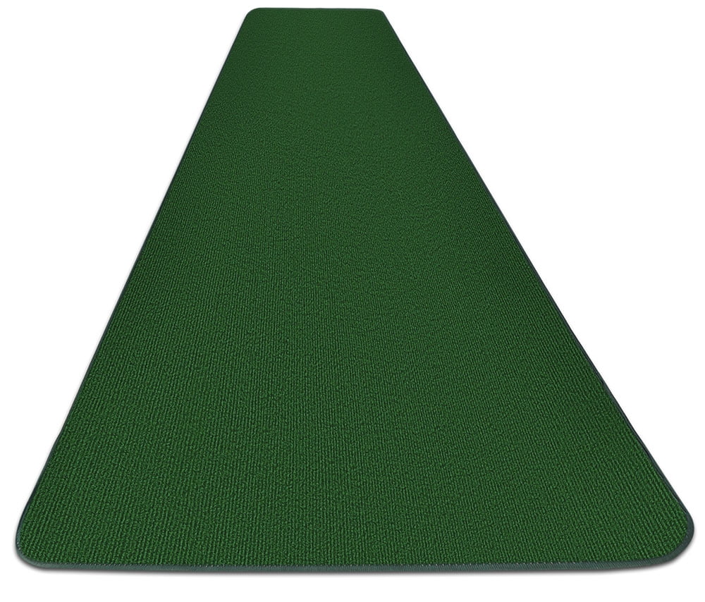 green outdoor runner