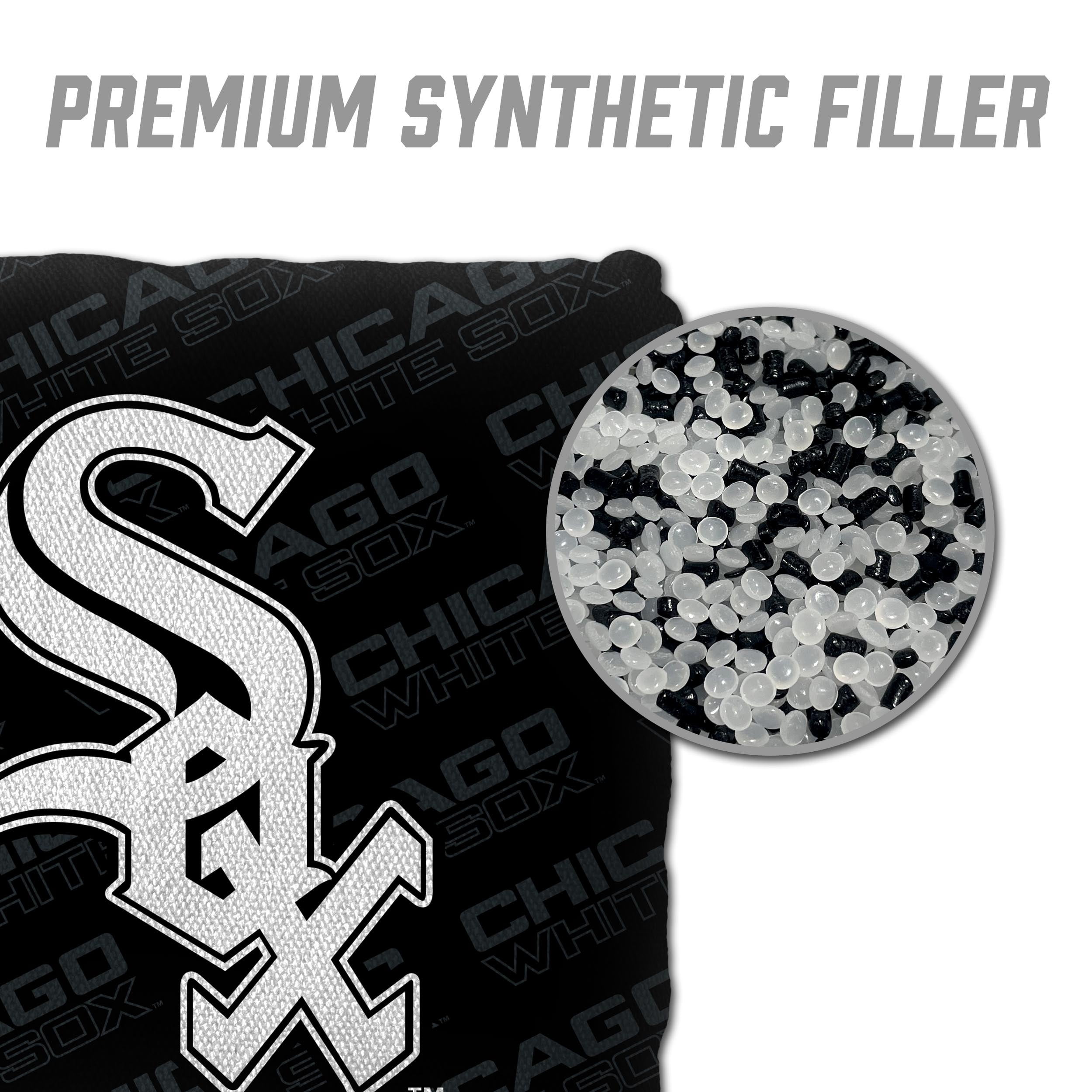 MLB Chicago White Sox Cornhole Bags - 4PK - Black