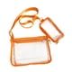 thumbnail image 5 of Bolsa transparente impermeable de gran capacidad para estadios, conciertos al aire libre. Naranja, 5 of 9
