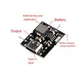 thumbnail image 5 of Type-C USB 5V 2A Boost Converter Step-Up Power Module Lithium Battery Charging Protection Board LED Display USB For DIY Charger, 5 of 7