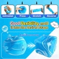 thumbnail image 3 of Juguete antiestrés en forma de cubo de hielo Squishies YPAI de 5.6 cm para niños, azul, 3 of 7