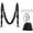 Black, variant on Aerial Yoga Swing Set, Ultra Hammock Trapeze Extension, Antigravity Ceiling Sling Inversion Exercises