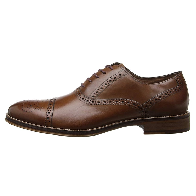 Johnston & Murphy Conard Cap Toe Oxford Tan Leather Dress Shoes 20-8682 Mens 13M Johnston & Murphy Men s Conard Cap Toe Tan Leather - 20-8682  main image 2