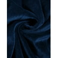 thumbnail image 4 of Unique Bargains Women's Contrast Collared Short Sleeves A Line Dress S Blue, 4 of 5