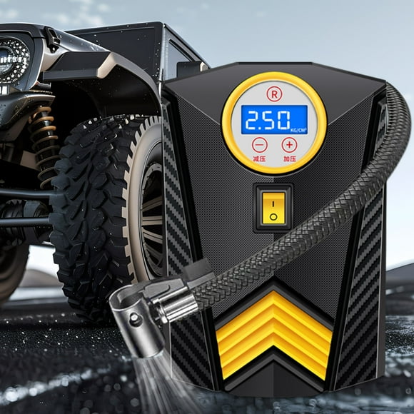 Flash Deal SEMPAI Portable Hand Pump For Electric Number Reveals Pump Of Small Car Tire Up to 60% off Canada Day
