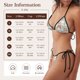 thumbnail image 5 of Fotbe Lovely Bear Traje de Baño para Mujer de Dos Piezas – Bikini Sexy de Tirantes Tipo Halter con Diseño Triangular, 5 of 6