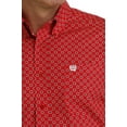thumbnail image 4 of Cinch Red Medallion Print - Mens Shirt  - Mtw1111450, 4 of 4