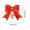 M, variant on Qocolhg Christmas Decorations Bow 5 Pcs Christmas Red Bowknots Plastic Christmas Tree Pendant Bowknot Bell Ornaments Decor for Xmas Supplies, Christmas Decorations Clearance, 5.1 Inch