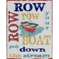 thumbnail image 2 of Greene, Taylor 20x24 White Modern Wood Framed Museum Art Print Titled - Row Row, 2 of 4