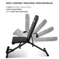 thumbnail image 2 of Gearforfit Banc Pliant Réglable d'Inclinaison/plat/déclin Capacité de 550lb, 2 of 4