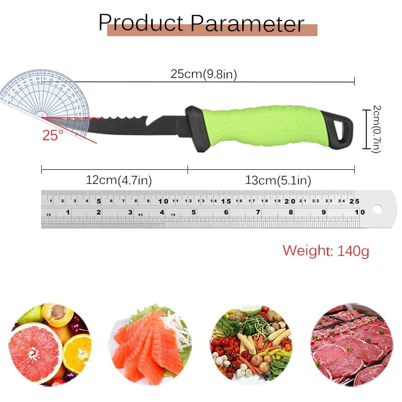 8PCS Stainless Steel Kitchen Professional Sashimi Knife Boning Knife for Men Sharp Chef Knife Anti-stick Ergonomic Handle Unique Kitchen Gadgets Utility Knife Ideal for Home Use