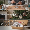 Printable Loop Border 10 Pcs Clear PET Plastic Christmas Ornament Balls, 3.1 in / 8 cm ...