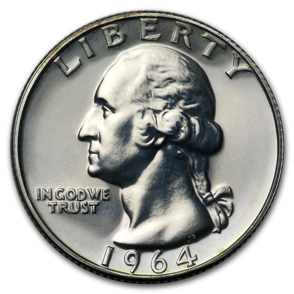 1964 Washington Quarter Gem Proof