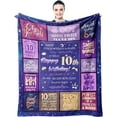 thumbnail image 1 of LHSHID 10 Year Old Girl Gift Ideas Blanket Gifts for 10 Year Old Girl 10th Birthday Decorations for Girl 10 Year Old Girl Birthday Gifts Best Gifts for 10 Year Old Girls 40x50in, 1 of 6