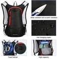 thumbnail image 3 of Large capacity hiking bike water bag backpack portable breathable sports backpack - black, 3 of 5