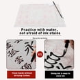 thumbnail image 2 of 10pcs No Ink Chinese Calligraphy Set 6 Styles Gridded Brush Water Writing Cloth Paper 3pcs Sienna Chinese Traditional Calligraphy Brushes and Water Dish for Beginners Practice 17x13inch, 2 of 6