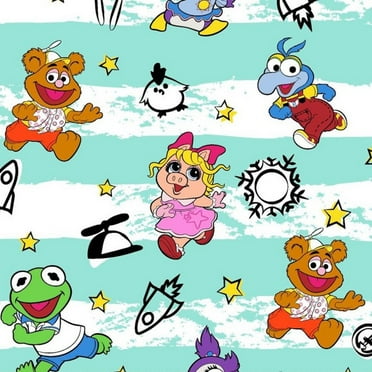 Springs Creative Disney The Muppets Babies Cute Multicolor 100% Cotton Fabric by The Yard