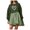 Green, variant on IROINNID Long Sleeve Dress for Women Over Sized Sweatshirt Dress Round-Neck Ladies Casual Dresses,Blue