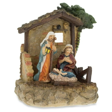 6.15" Nativity Scene in the Manger Figurine