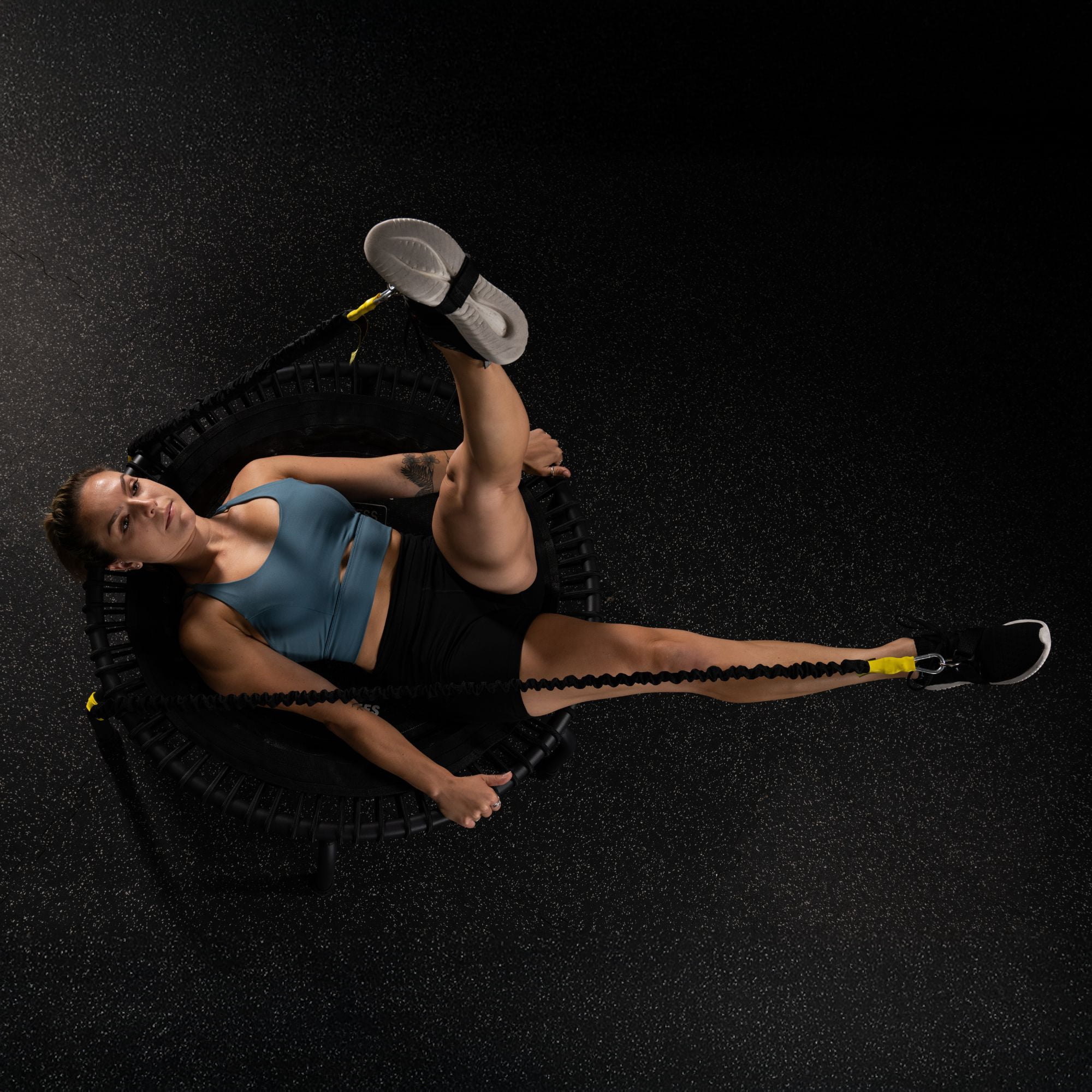 JumpSport 370 PRO Indoor Heavy Duty Lightweight 39 In Fitness Trampoline