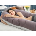 thumbnail image 3 of Almohada corporal QUEEN ROSE en forma de U, 165 cm, para embarazo, refrescante, 3 of 6