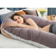 thumbnail image 3 of Almohada corporal QUEEN ROSE en forma de U, 165 cm, para embarazo, refrescante, 3 of 6