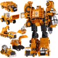 thumbnail image 2 of KAIYU-juguetes de transFormación 5 en 1 para niños, Robot de gran tamaño, coche, combinador Voltron, camión de ingeniería, regalo, 2 of 4