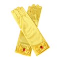 thumbnail image 2 of One Size Kids Long Satin Gloves with Bow Decor Dress Up Gloves, 2 of 3