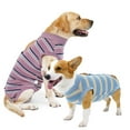 thumbnail image 2 of Dog Surgical Recovery Suit, Anti Licking Abdominal Wound, Pet Body Suits Doggie Surgical E-Collar Alternative After Surgery Wear (PURPLE,L), 2 of 7