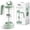 Green, variant on 32oz Glass Formula Mixing Pitcher, Formula Pitcher Milk Pitcher Premium Borosilicate Microplastic-Free Leak-Proof Design,Breastmilk Storage,Dishwasher Safe & Thermal Shock Resistant (Light green)