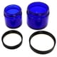 thumbnail image 5 of Frascos de vidrio azul cobalto de 30 ml y 60 ml para cosméticos con tapas, 12 unidades, 5 of 8