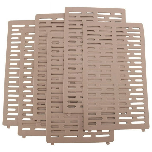 6Pcs Plastic Tree Trunk Protectors Waterproof Tree Bark Protector, Flexible Tree Guard with Mesh for Various Size Trees