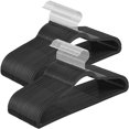 thumbnail image 1 of Perchas para ropa SONGMICS, paquete de 50 unidades, de plástico, tinta negra, 1 of 7