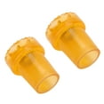 thumbnail image 4 of 2 almohadillas protectoras para pies de muleta, resistentes al desgaste, redondas, giratorias 360 grados, de goma gruesa, color naranja., 4 of 14