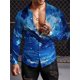 thumbnail image 1 of Camisa de manga larga de estilo étnico para hombre, ropa de calle cómoda de otoño, camisa de manga larga con estampado retro para hombre, camisa de solapa de moda, 1 of 6