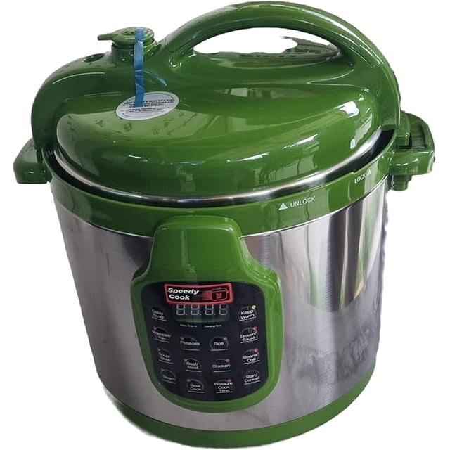 Olla de Presión Eléctrica Speedy Cook Verde
