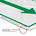 thumbnail image 6 of Right Side Visitor Parking Green Sign, 10x14 Aluminum, 6 of 8