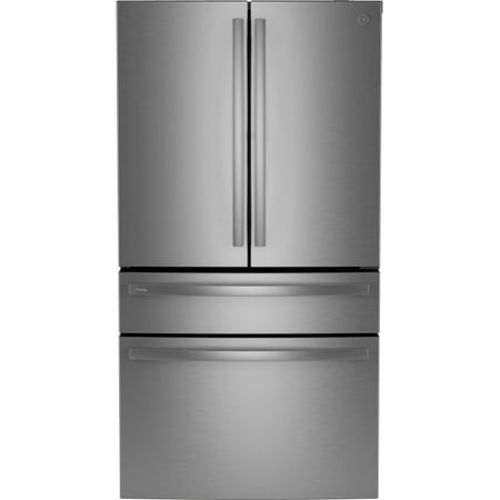 GE Profile PJE23BYWFS 36 Inch Counter-Depth Smart 4-Door French-Door Refrigerator with 23.2 cu. ft. Capacity Stainless Steel