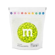 M&MS World Electric Green Milk Chocolate Candy 2lb Bag for Celebrations and Party Favors