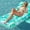Cyan, variant on Tropical Leaves Pool Lounger Floaties Adults with Cup Holders, Inflatable Tanning Float Rafts Chair Beach Lake Lounge Floating Above Water Keep Cool Father's Day Gifts / Electric Air Pump