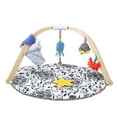 thumbnail image 1 of Melissa & Doug Ocean Easy-Fold Wooden Play Gym for Infants, Reversible Mat, 5 Soft Toys, Birth to 9 Months - FSC-Certified, 1 of 5