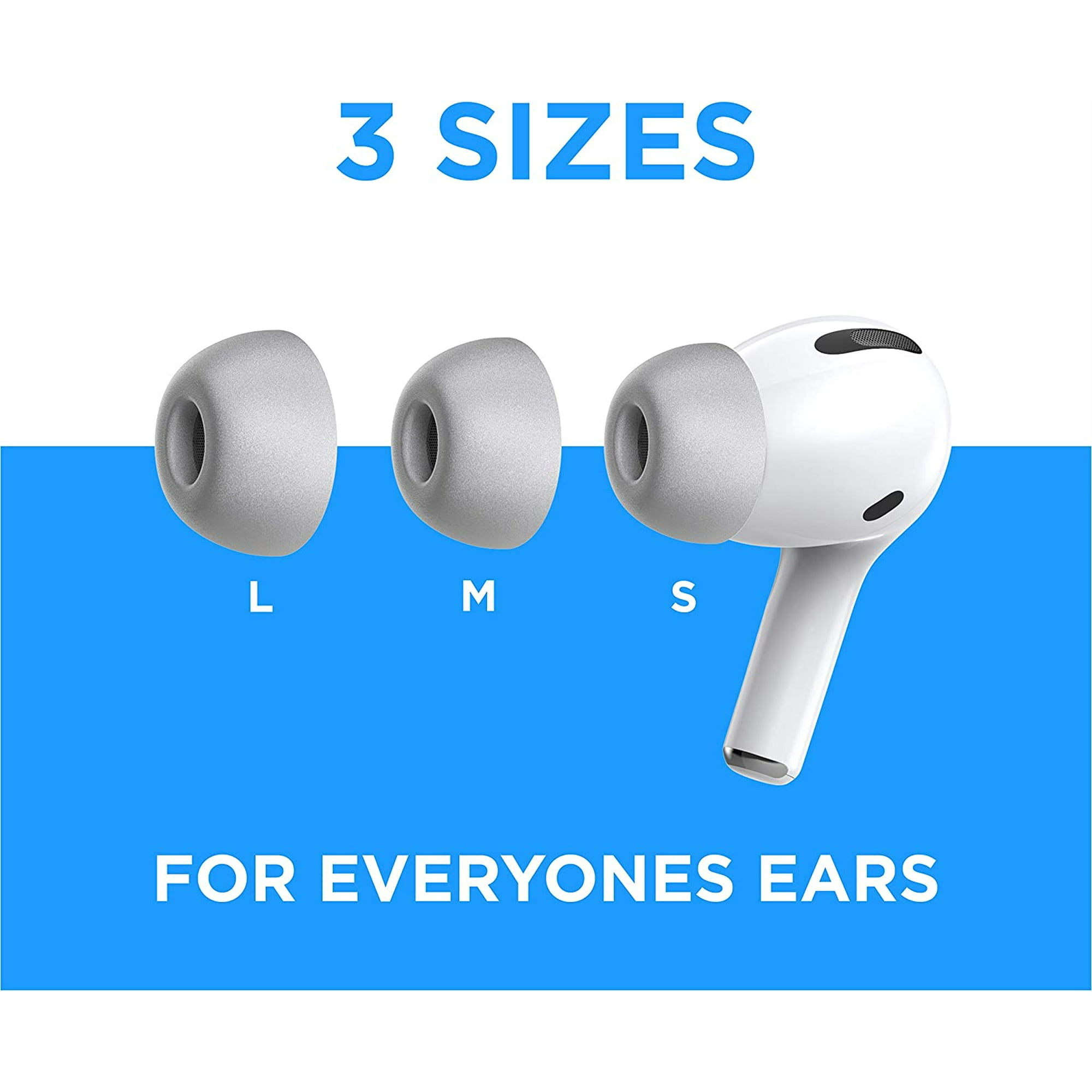 Foam Masters Memory Foam Ear Tips for AirPods Pro Comfortable