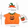thumbnail image 2 of AZXY Halloween Porch Goose Outfit for 23 Inch Porch Goose Statue, Pumpkin Print Goose Clothing, Goose Cloth, Holiday Fall Costume Accessory for Cement Plastic Lawn Outdoor Porch Decor, 2 of 6