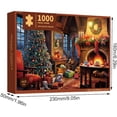 thumbnail image 2 of ny stil Adventspussel 1000 st Julkalenderpussel Countdown Calendar Countdown Box Pussel för vuxen barn A, 2 of 5