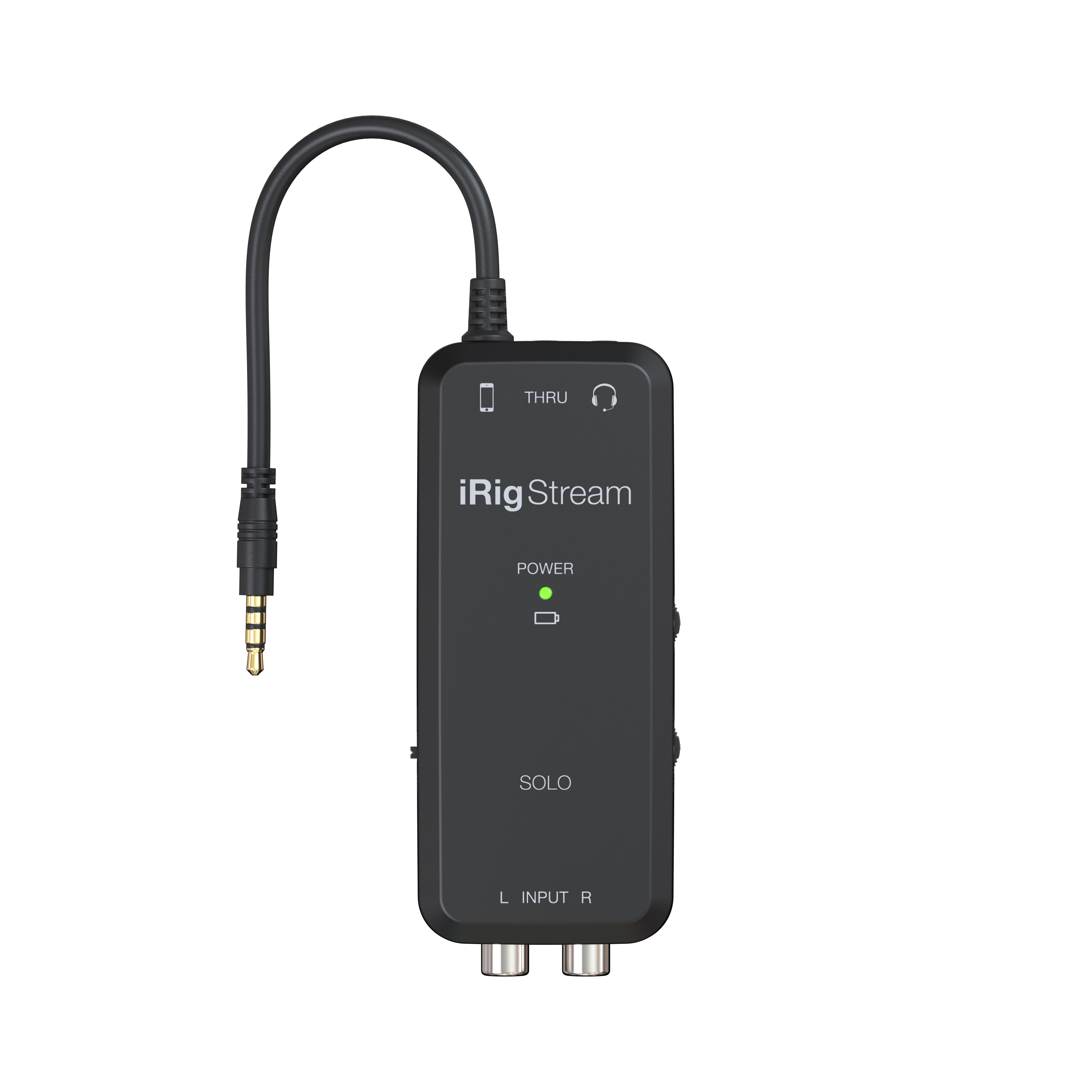 IK Multimedia iRig Stream Solo audio interface for iOS & Android devices,  iPhone, iPad, with 1/8
