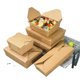 thumbnail image 2 of Fiambrera desechable de papel Kraft, caja de embalaje for ensalada ligera, fiambrera de calidad alimentaria, paquete de 10, 2 of 2